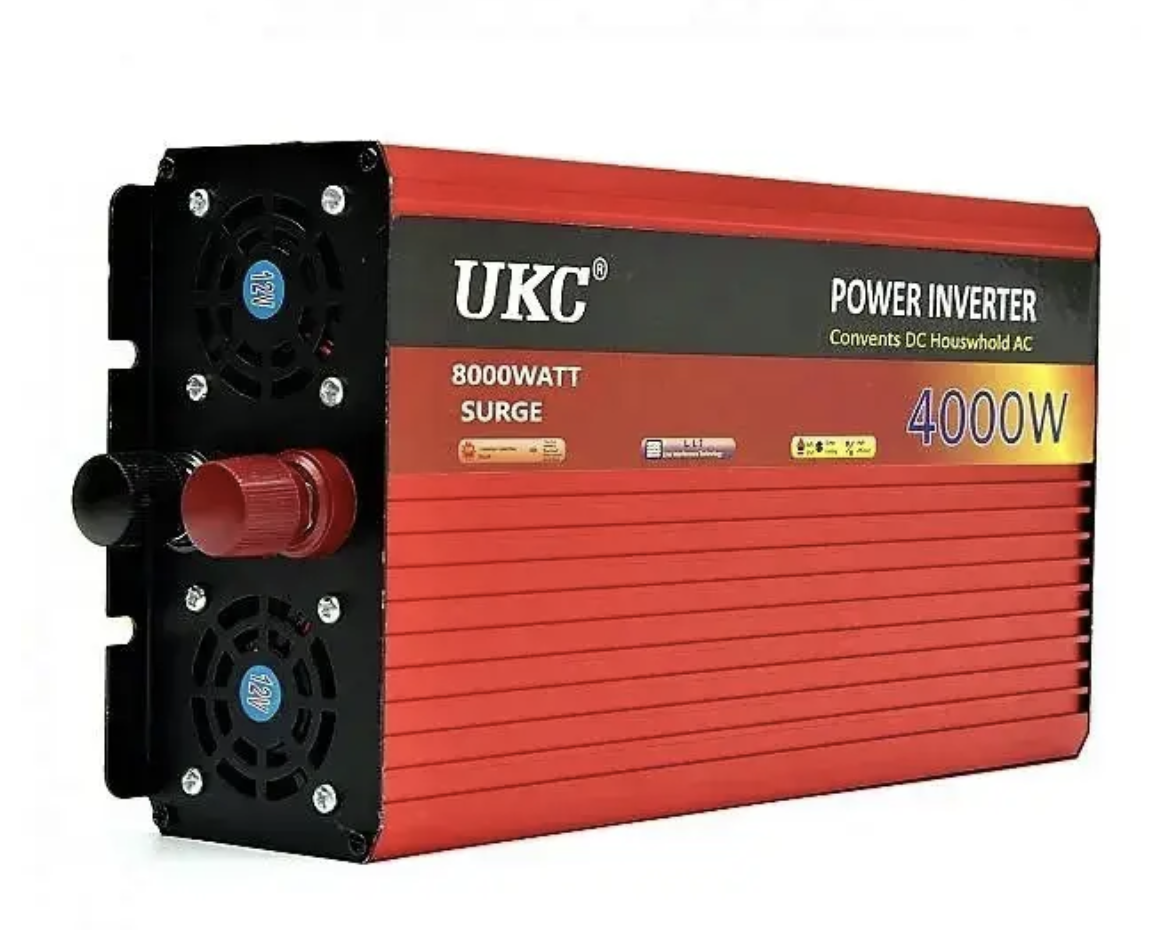 Автомобильный инвертор Power Inverter 4000 Вт 12 В 220 В модифицированная синусоида (565567754000) - фото 2 Автомобильный инвертор Power Inverter 4000 Вт 12 В 220 В модифицированная синусоида (565567754000) - фото 2