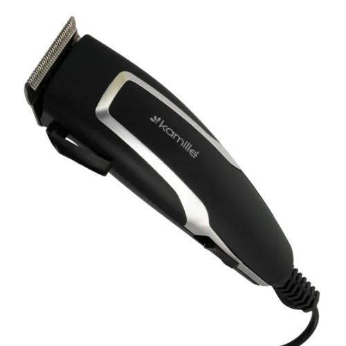 Машинка для стрижки Kamille 6804 проводная 240W Черный/Серебристый (УТ000084925)