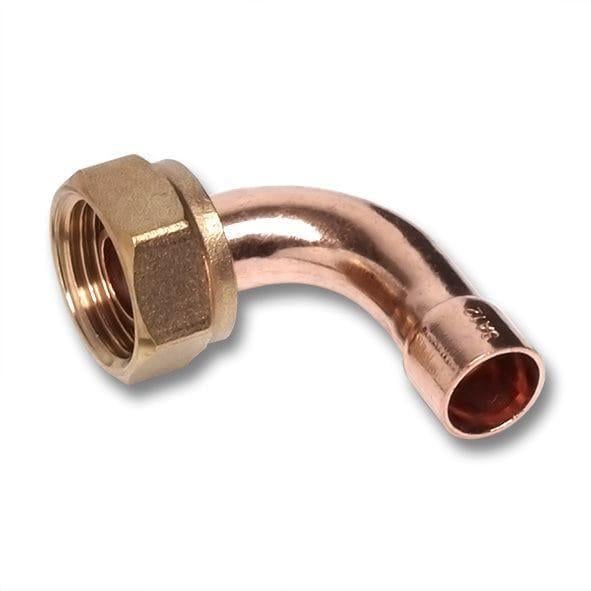 Сгон угловой медный Sanha 5002g d 18 мм x 3/4" (15002G1834)