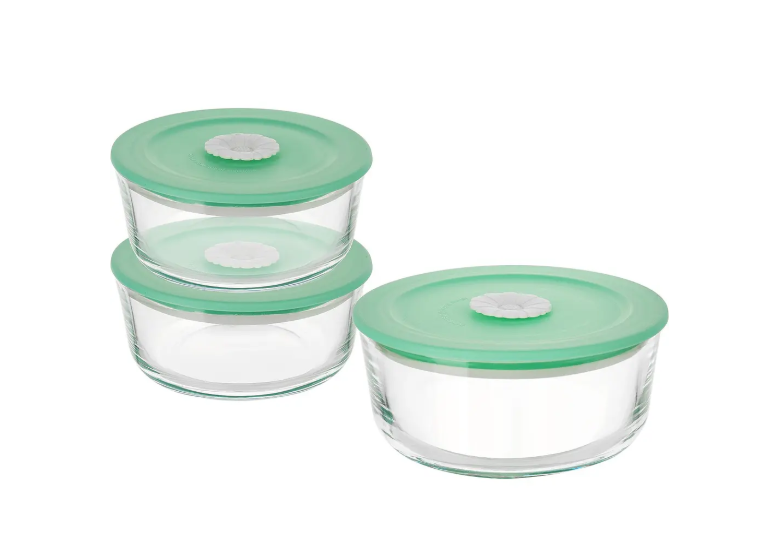 Набор стеклянных емкостей S&T Thermo 6050-03 в сумке 3 шт. (26409033)