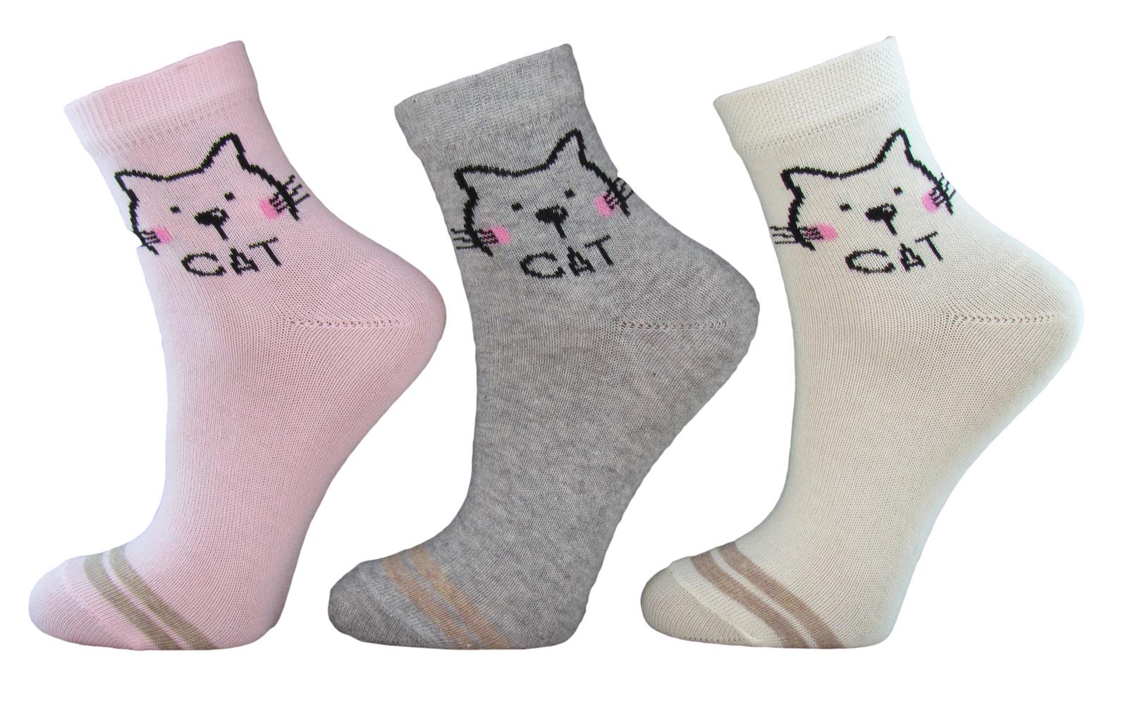 Носки детские демисезонные Олми 4411 048  14-16р. ассорти Cat