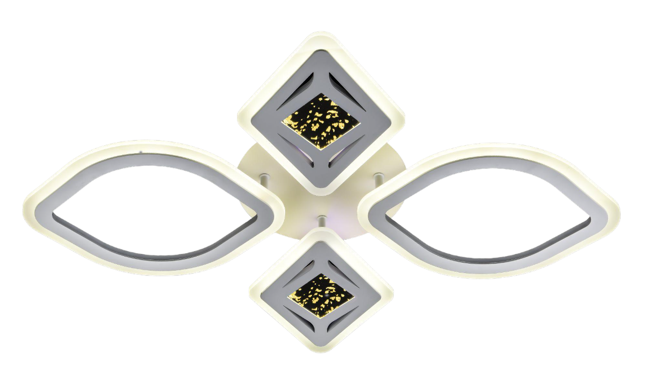 Люстра светодиодная акриловая Valeso V 2134-2 2C-TL WH с пультом