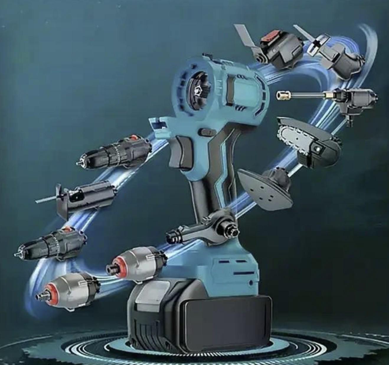 Набор электроинструментов в чемодане 13в1 48V - фото 2