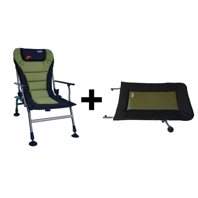 Кресло туристическое Novator SR-2 Comfort с подставкой Novator POD-1 Comfort (77550) - фото 2 Кресло туристическое Novator SR-2 Comfort с подставкой Novator POD-1 Comfort (77550) - фото 2