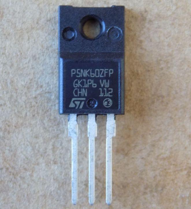 Транзистор STP5NK60ZFP (25662)