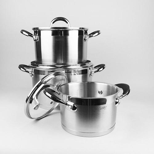 Набор кастрюль Maestro 6 пр. (MR-3502-6L)