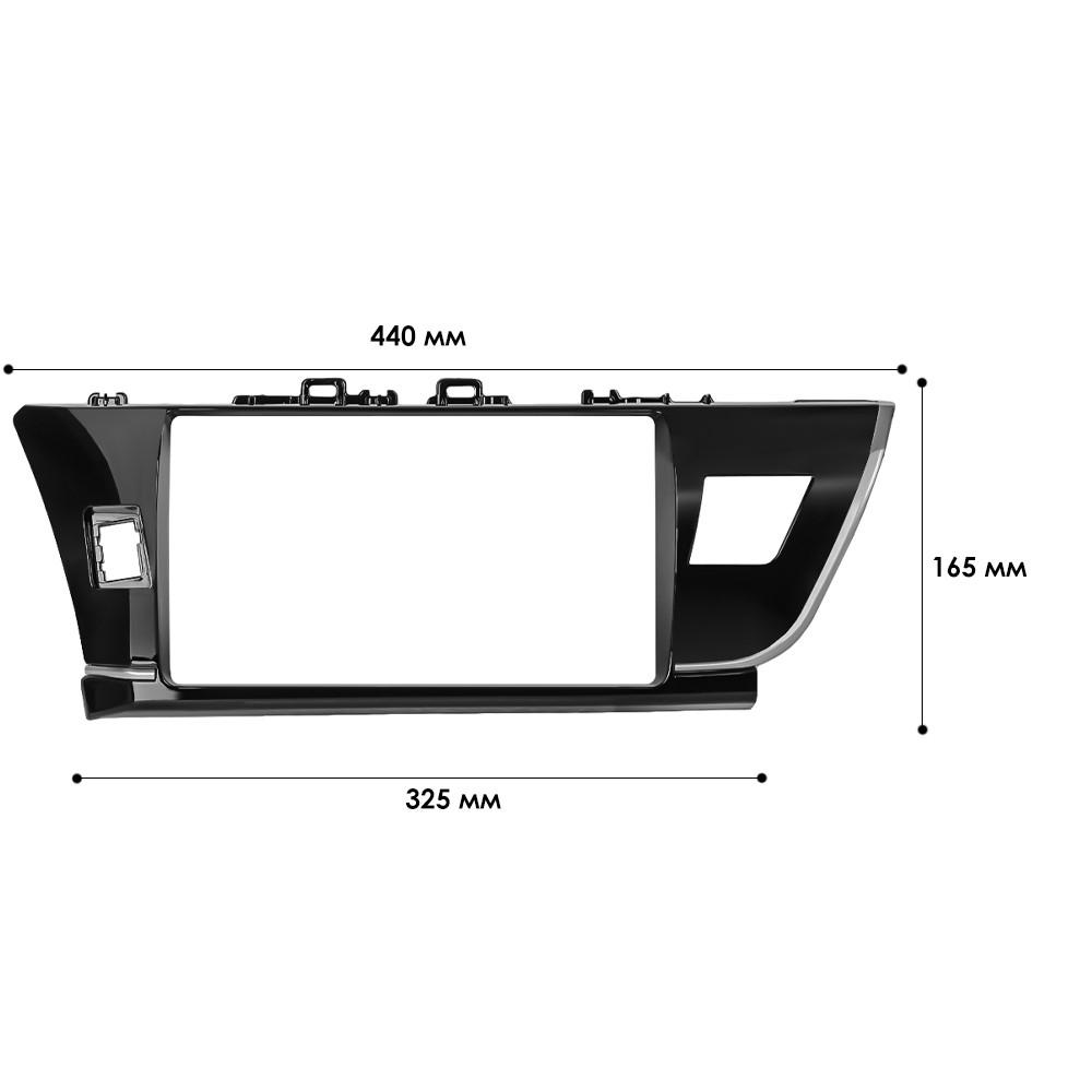 Переходная рамка 10.1" Toyota Corolla 2013-2016 (6274) - фото 5