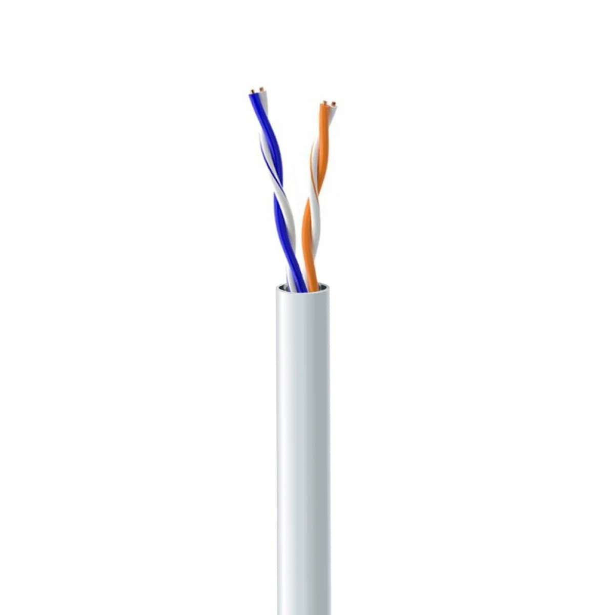 Кабель витая пара для внутренних работ Ritar КИП UTP 2х2х0.5 2p 24 AWG CCA Corton BOX 500 м Белый (3127501572) Кабель витая пара для внутренних работ Ritar КИП UTP 2х2х0.5 2p 24 AWG CCA Corton BOX 500 м Белый (3127501572)
