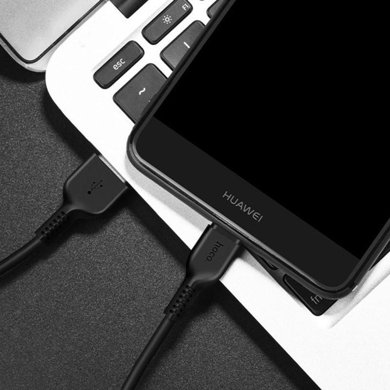 Кабель передачи данных Hoco X20 Flash USB-Type-C 3 м Black (17076) - фото 2