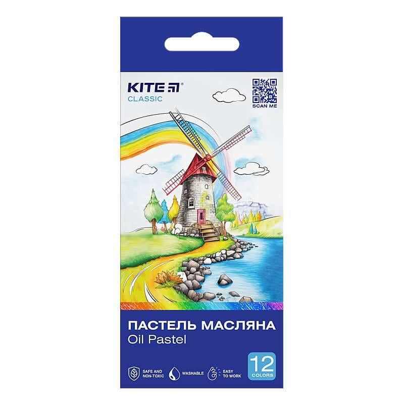 Набор масляных пастелей Kite Classic 12 цветов (k-071)