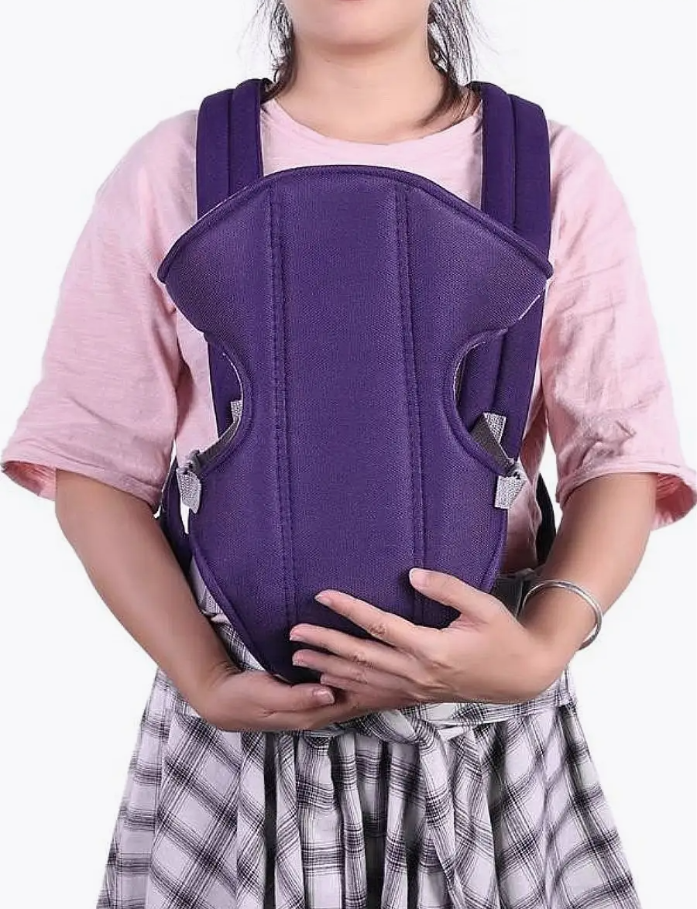 Рюкзак-кенгуру для ребенка от 3 до 24 месяцев до 15 кг Фиолетовый (2611249369) - фото 3