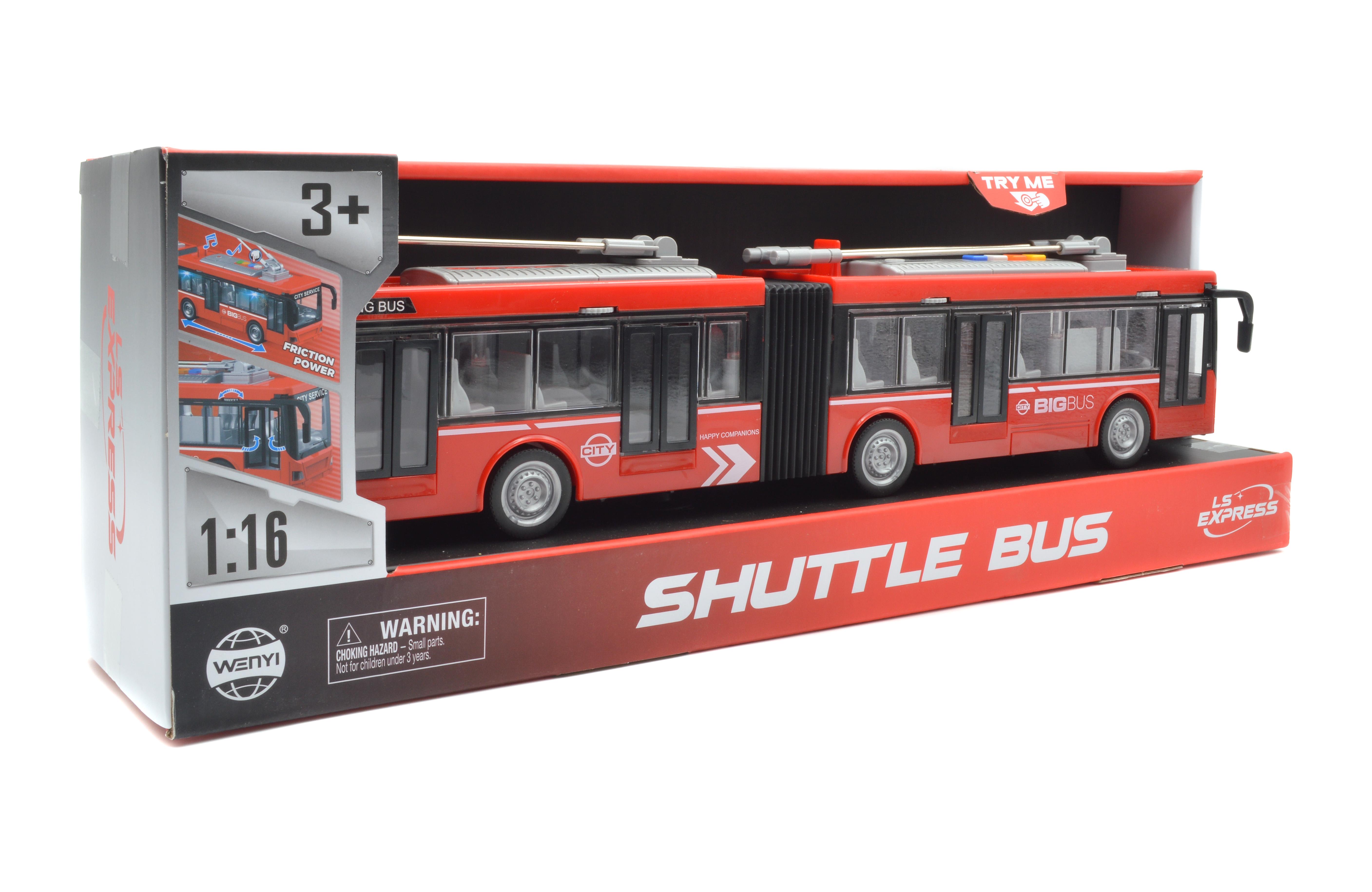 Тролейбус WY915A масштаб 1:16 звук/світло/відчиняються двері (30358497) - фото 7 Тролейбус WY915A масштаб 1:16 звук/світло/відчиняються двері (30358497) - фото 7