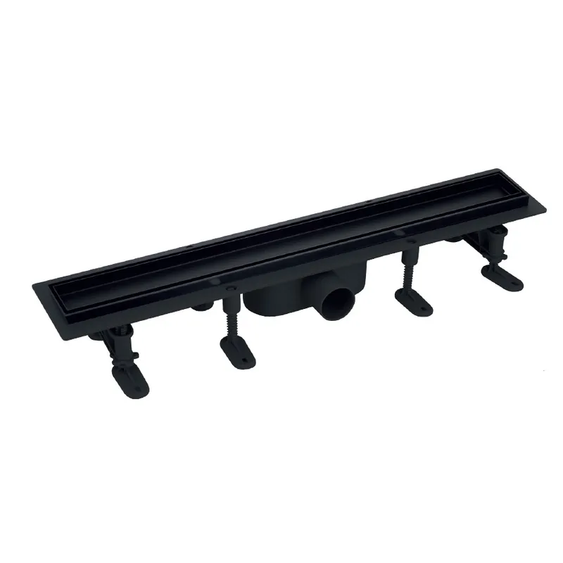 Трап душевой MIXXUS DRAIN-06-60 BLACK с пластиковой основой и накладкой из нержавеющей стали SUS304 70x600 (MI6529)