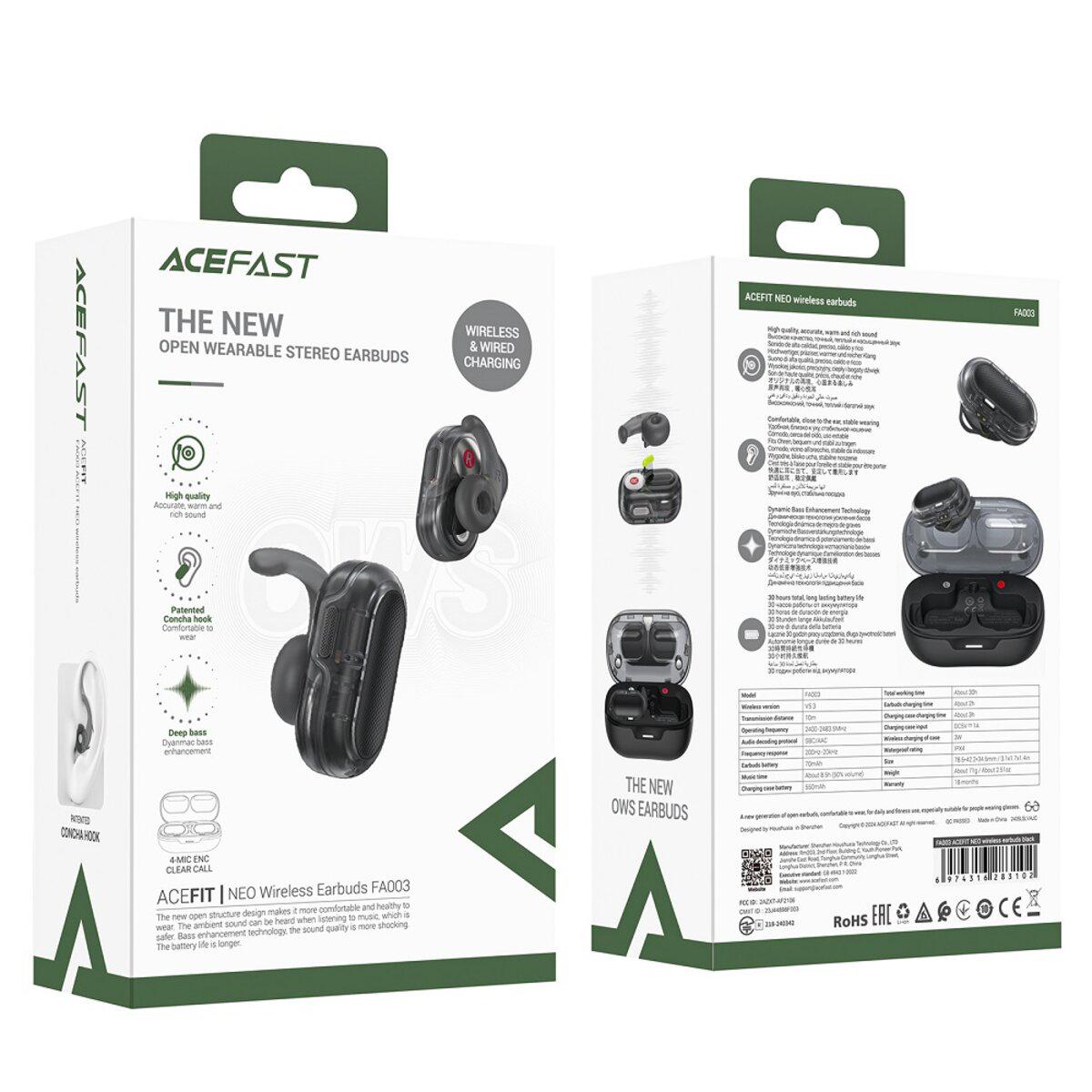 Наушники Acefast FA003 ACEFIT NEO Black - фото 6