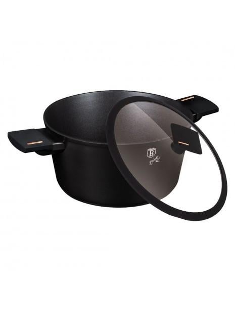 Каструля з кришкою Berlinger Haus Monaco Collection титанове покриття 28 см 6,1 л (28398837)