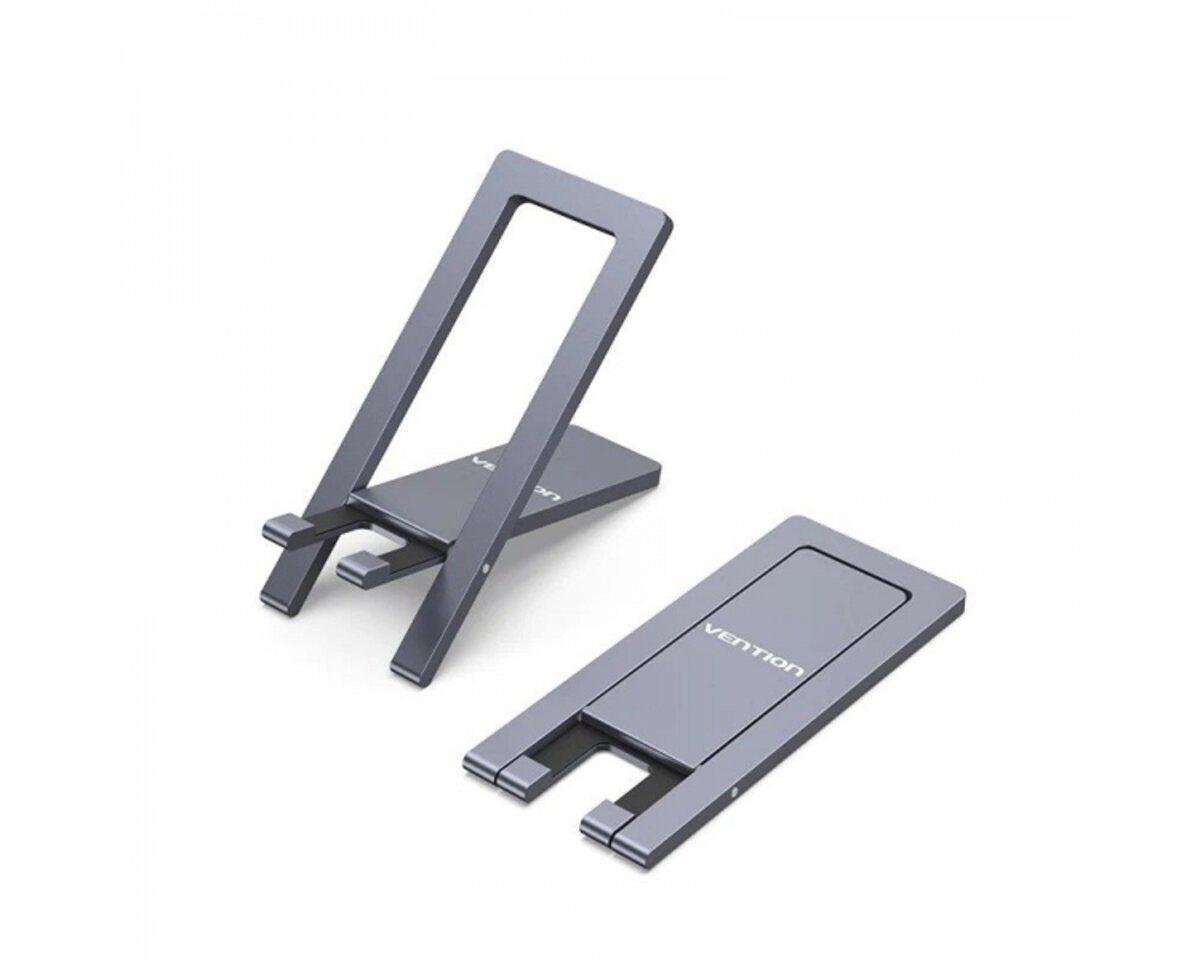 Подставка для телефона Vention KCZH0 Portable Cell Phone Stand Holder for Desk Aluminum Alloy Type Grey (18410078) - фото 2