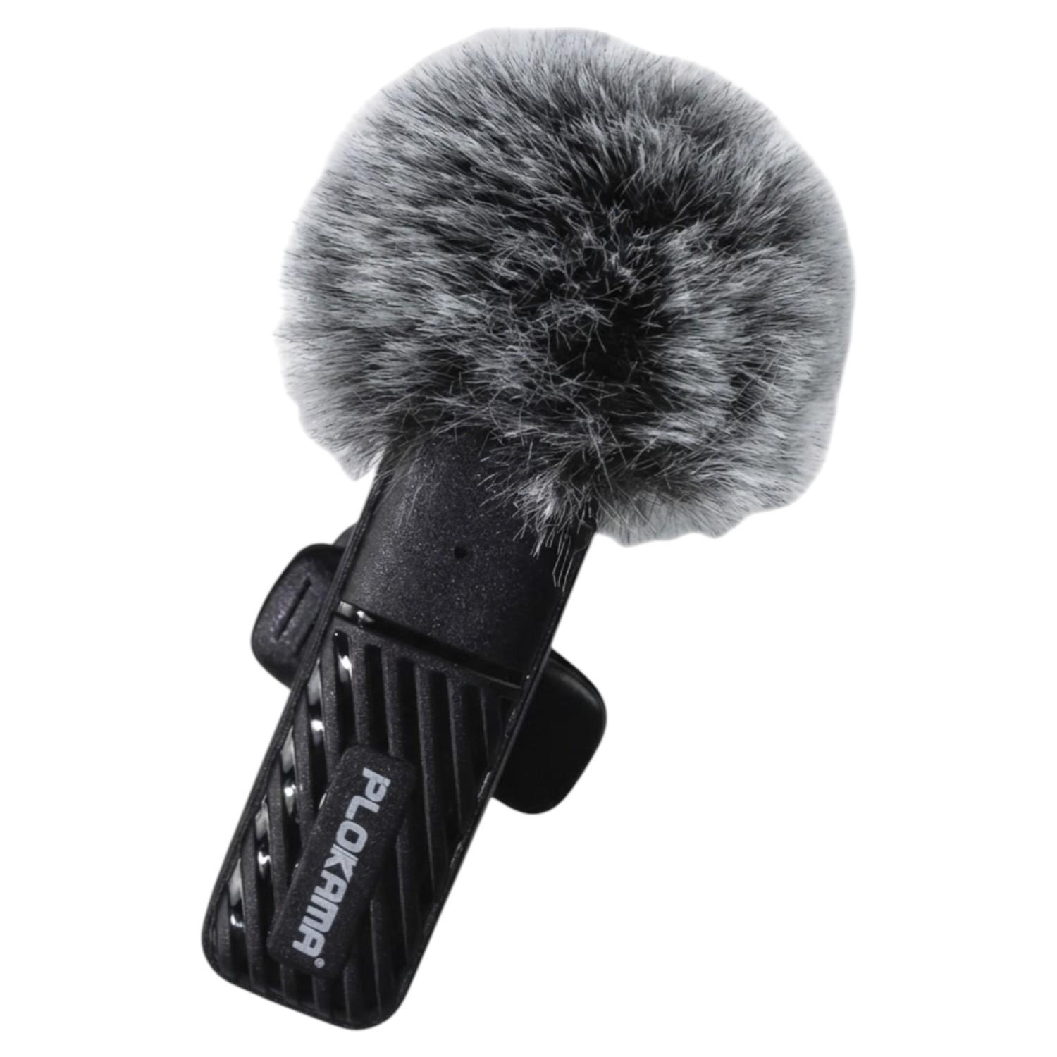 Микрофон-петличка PLOKAMA VM-10 беспроводной 2в1 Type-C и Lightning Черный (32142250)