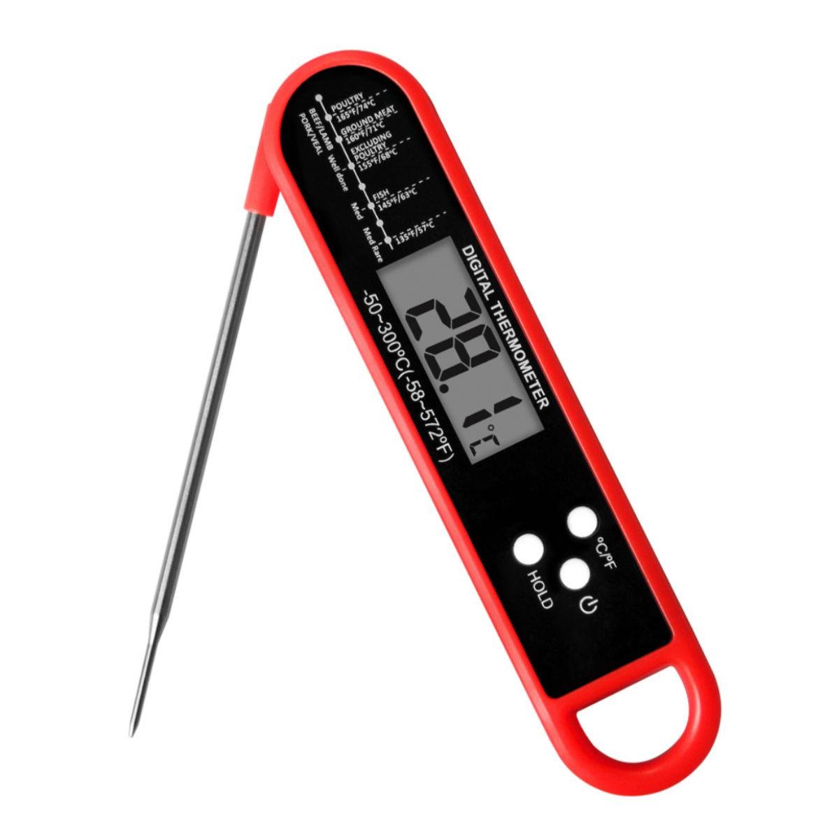 Термометр для пищи водонепроницаемый складной (1073)