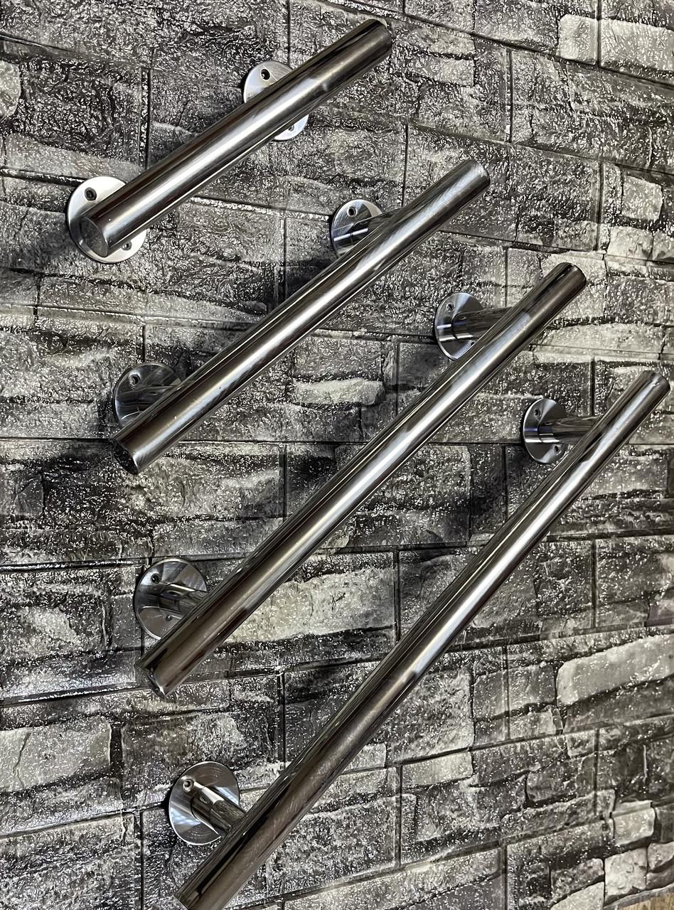 Поручень для ванной из нержавеющей стали прямой 20 см (23917002) - фото 2 Поручень для ванной из нержавеющей стали прямой 20 см (23917002) - фото 2