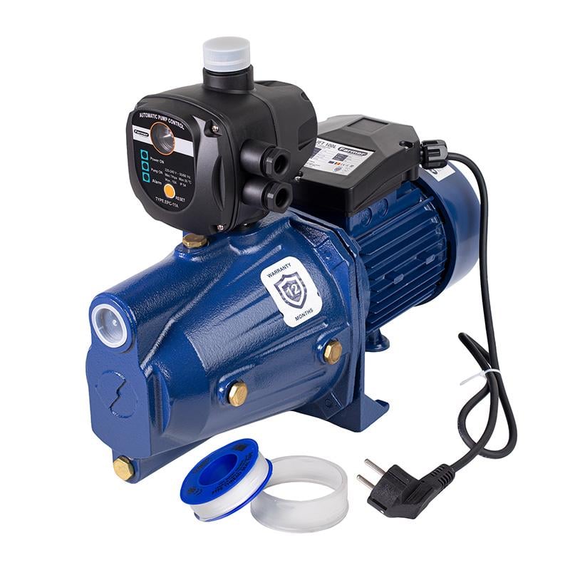 Насос поверхностный Farmer Jet 100 L 1,1 кВт/контроллер давления Farmer EPC-11A/фум-лента