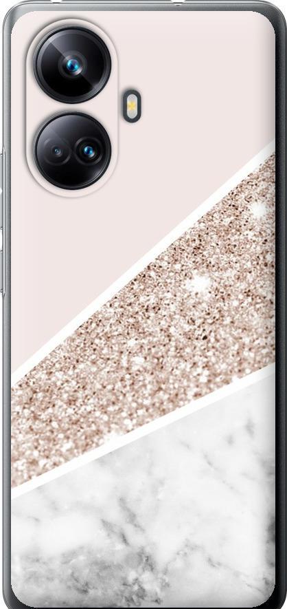 Чехол на Realme 10 Pro Plus Пастельный мрамор (4342u-2944-42517)