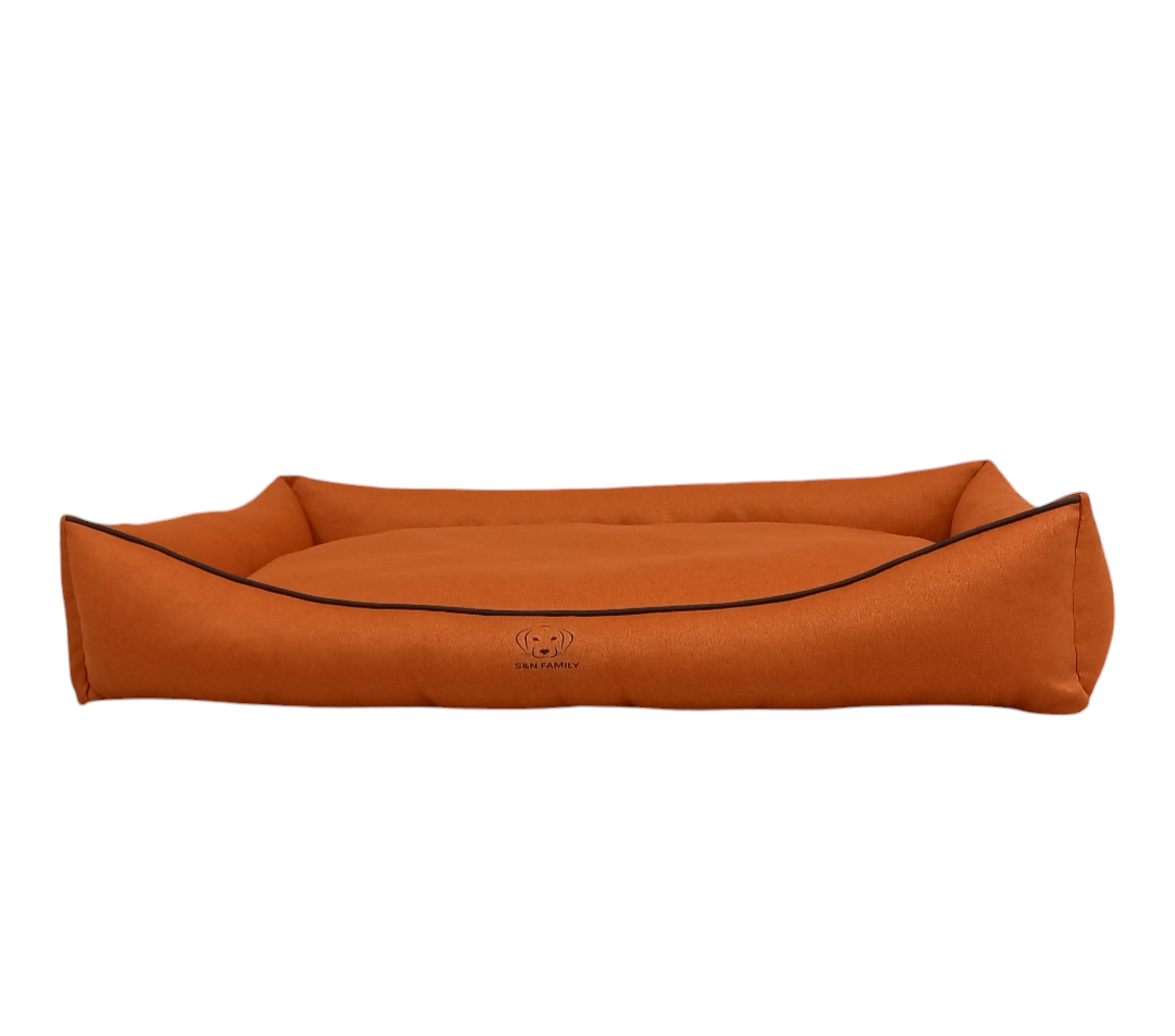 Лежанка из текстиля для средних и больших собак Orange XL 115х80х20 см Оранжевый