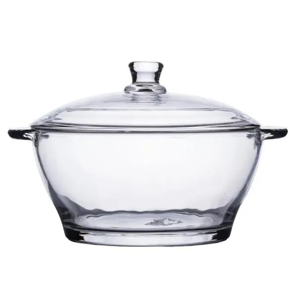 Кастрюля Lirmartur из закаленного стекла 1 л Прозрачный (HP-YH-15)