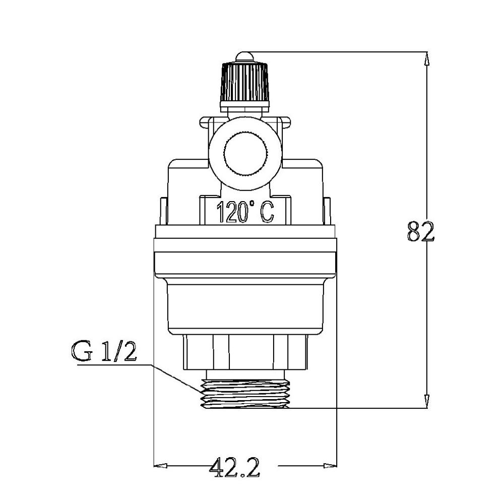 Воздухоотводчик автоматический SD Forte SF243W15 - фото 2