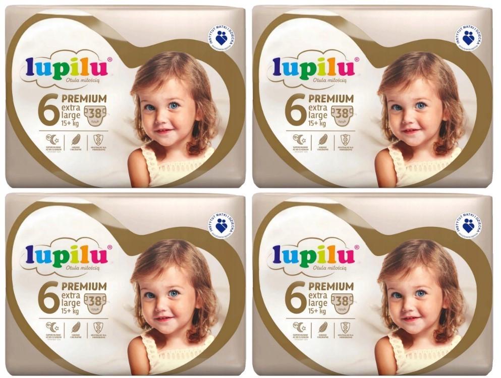Підгузки дитячі Lupilu Premium Extra Large р. 6/вага 15+ кг 152 шт. (1608941061)