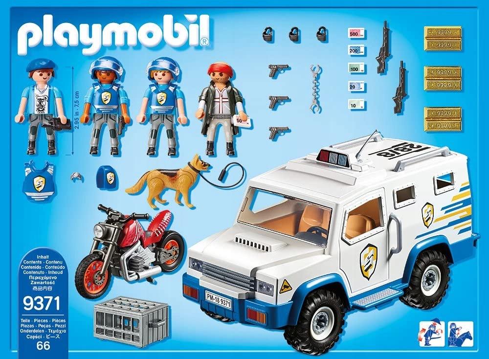 Конструктор локовый Playmobil City Action Инкасатор-перевозчик денег (9371) - фото 3 Конструктор локовый Playmobil City Action Инкасатор-перевозчик денег (9371) - фото 3