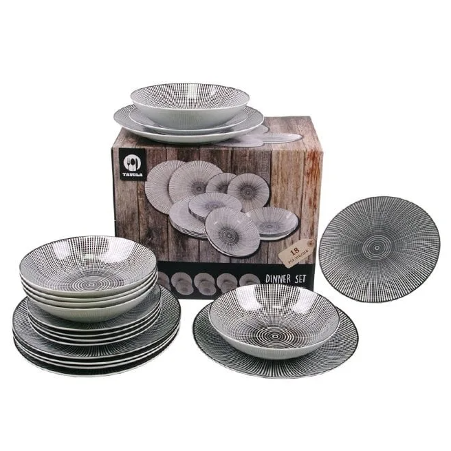 Набор посуды Flora Taipei 18 пр. (45239)