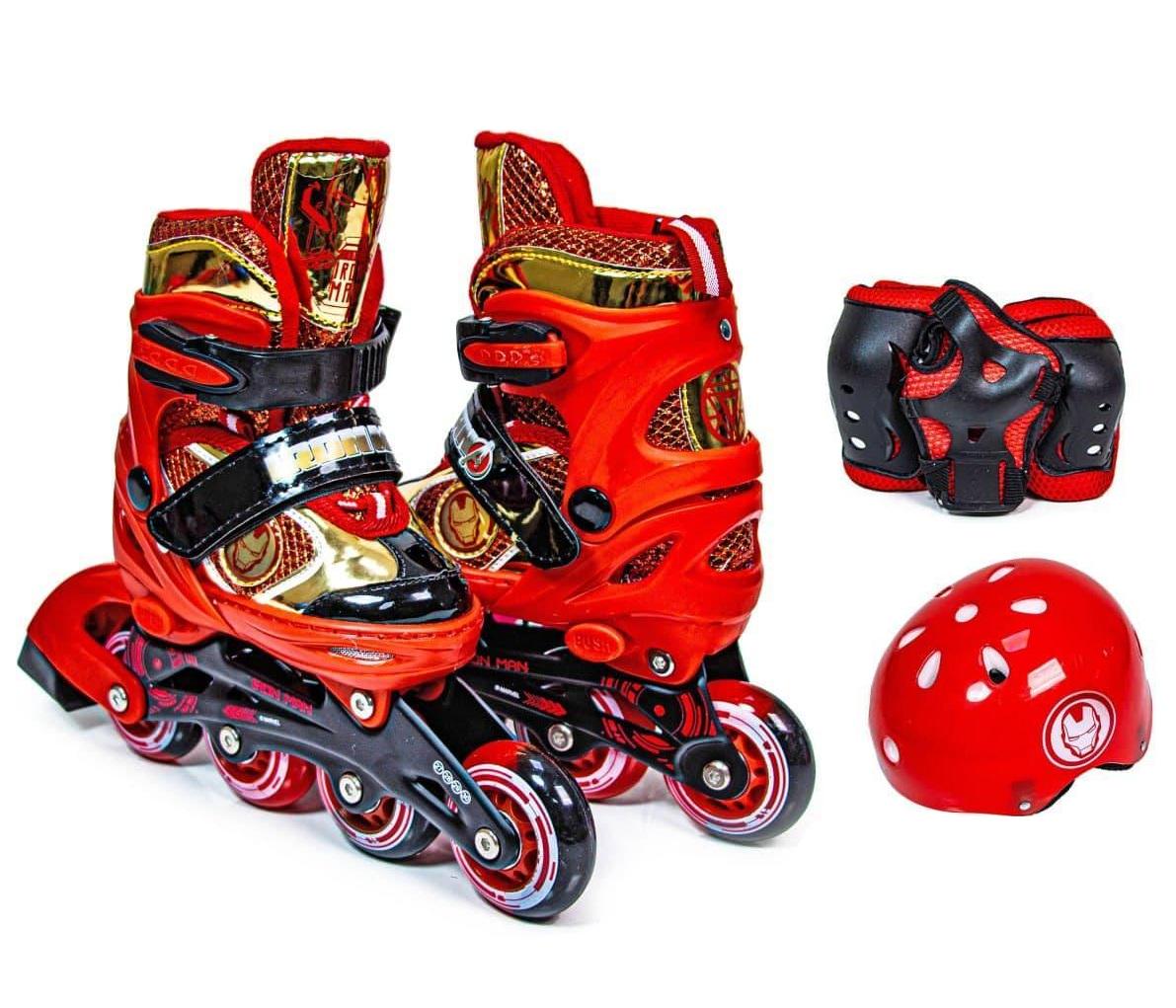 Комплект роликов Iron Man р. 31-34 Red (30782585) Комплект роликов Iron Man р. 31-34 Red (30782585)