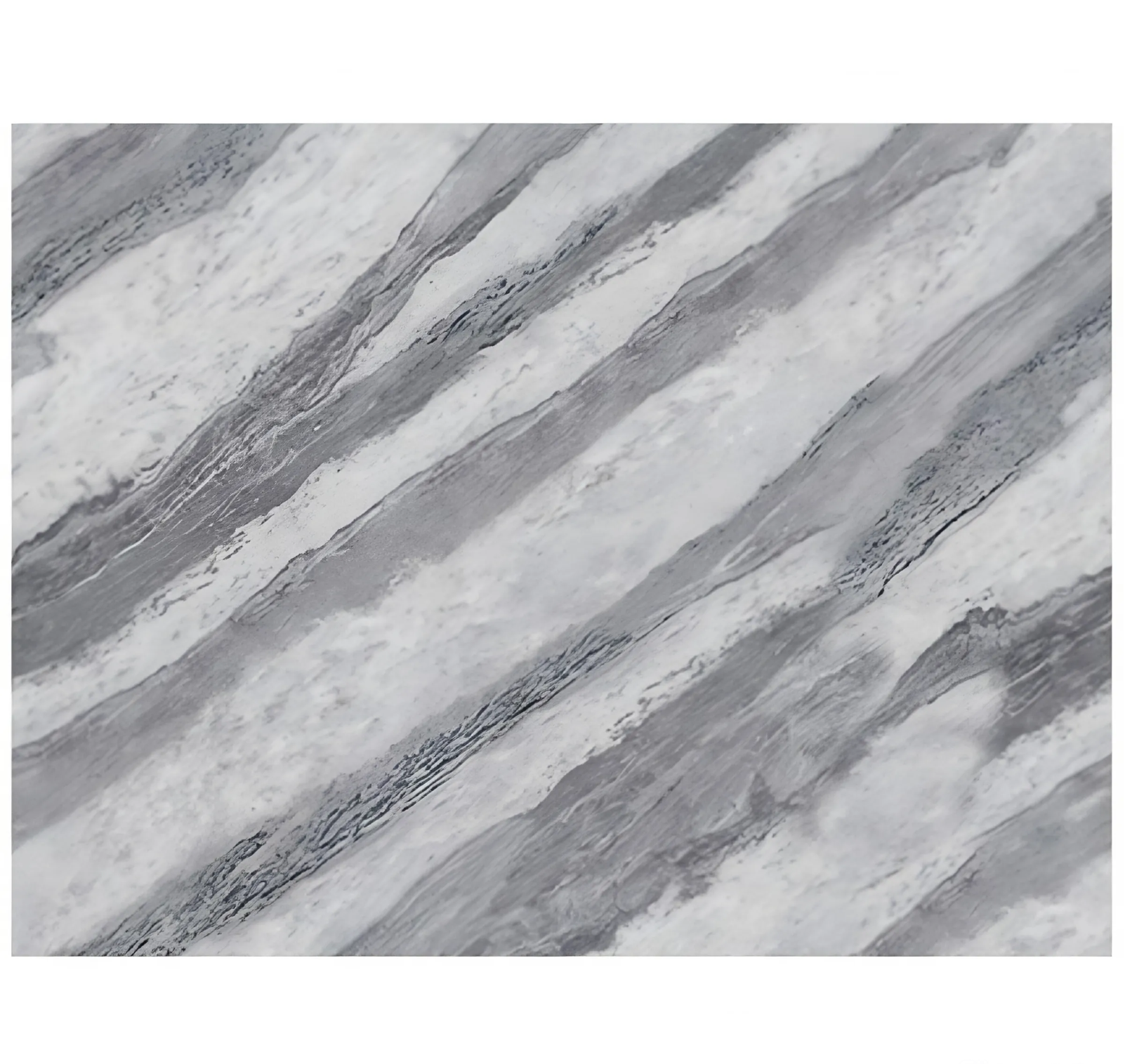 Плитка виниловая самоклеящаяся Sticker Wall Мрамор 3600x2800x2 мм 6 рул. Серый (3DPanda-1447)