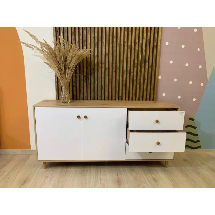 Комод з дверцятами та шухлядами Хьюге-5 1585x390x770 мм Кашемір - фото 10 Комод з дверцятами та шухлядами Хьюге-5 1585x390x770 мм Кашемір - фото 10