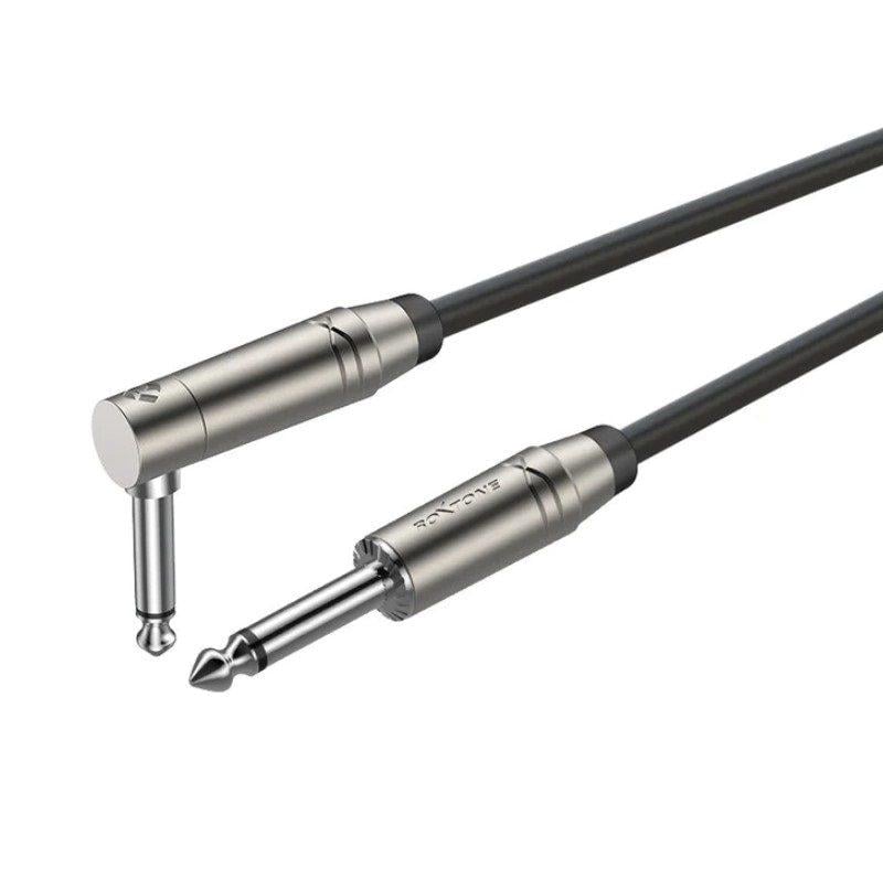 Кабель інструментальний/гітарний/міжблочний Roxtone SGJ-J110-L3 Jack 6,3 кутовий Jack 6,3 3 м