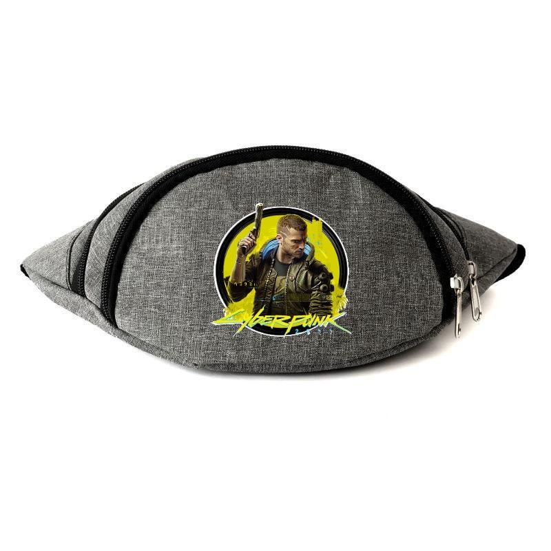 Поясная сумка-бананка Cappuchino toys Cyberpank-005 Серый (1426330327) Поясная сумка-бананка Cappuchino toys Cyberpank-005 Серый (1426330327)