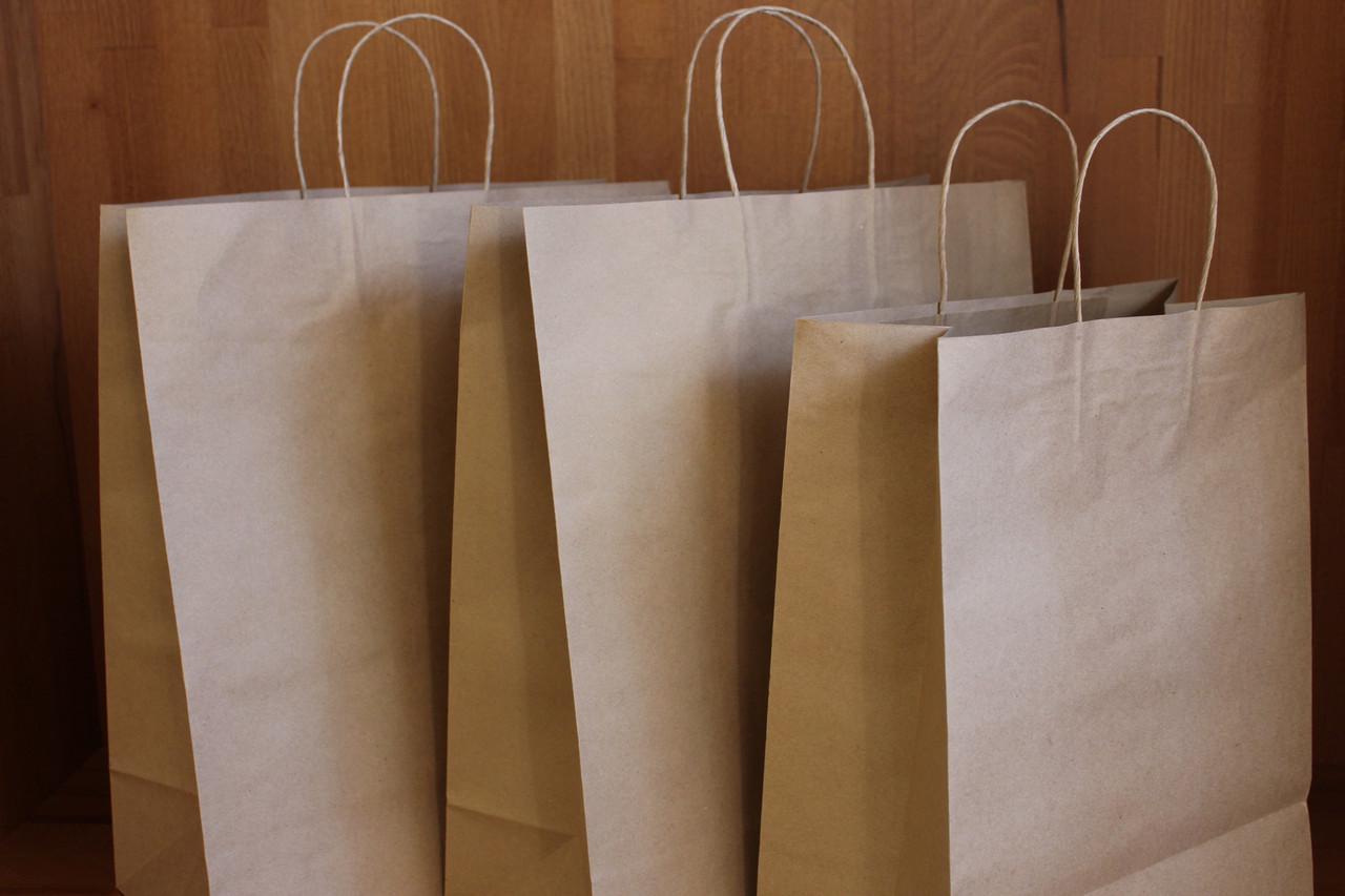 Пакет паперовий з ручками 250х150х350 мм 50 шт. (1063039640)