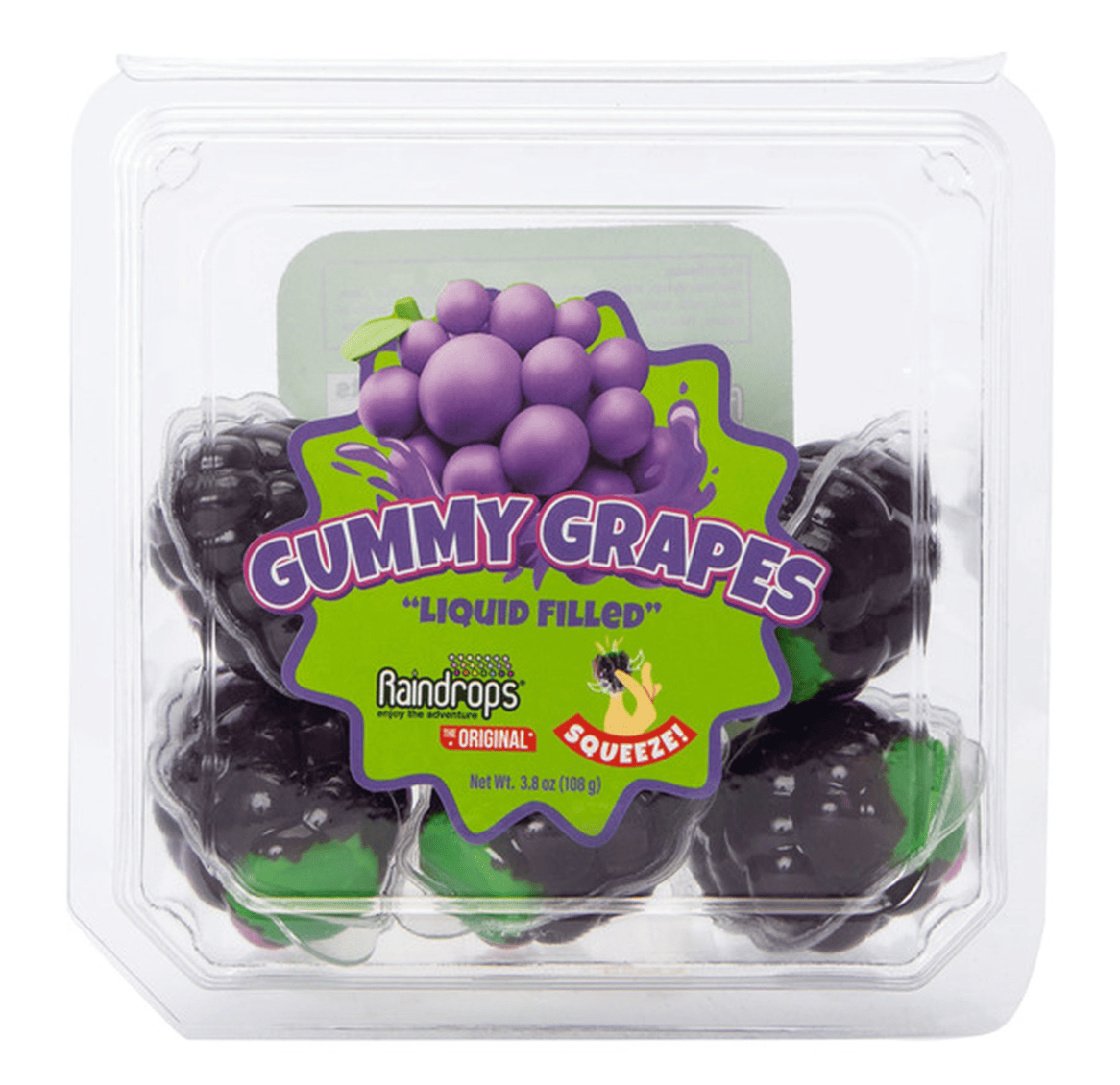 Конфеты желейные Liquid Filled Gummy Grapes Candy 108 г (3016118303)