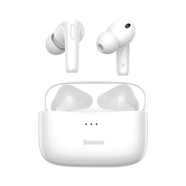 Наушники беспроводные Baseus Simu S2 NGS2 TWS Bluetooth White