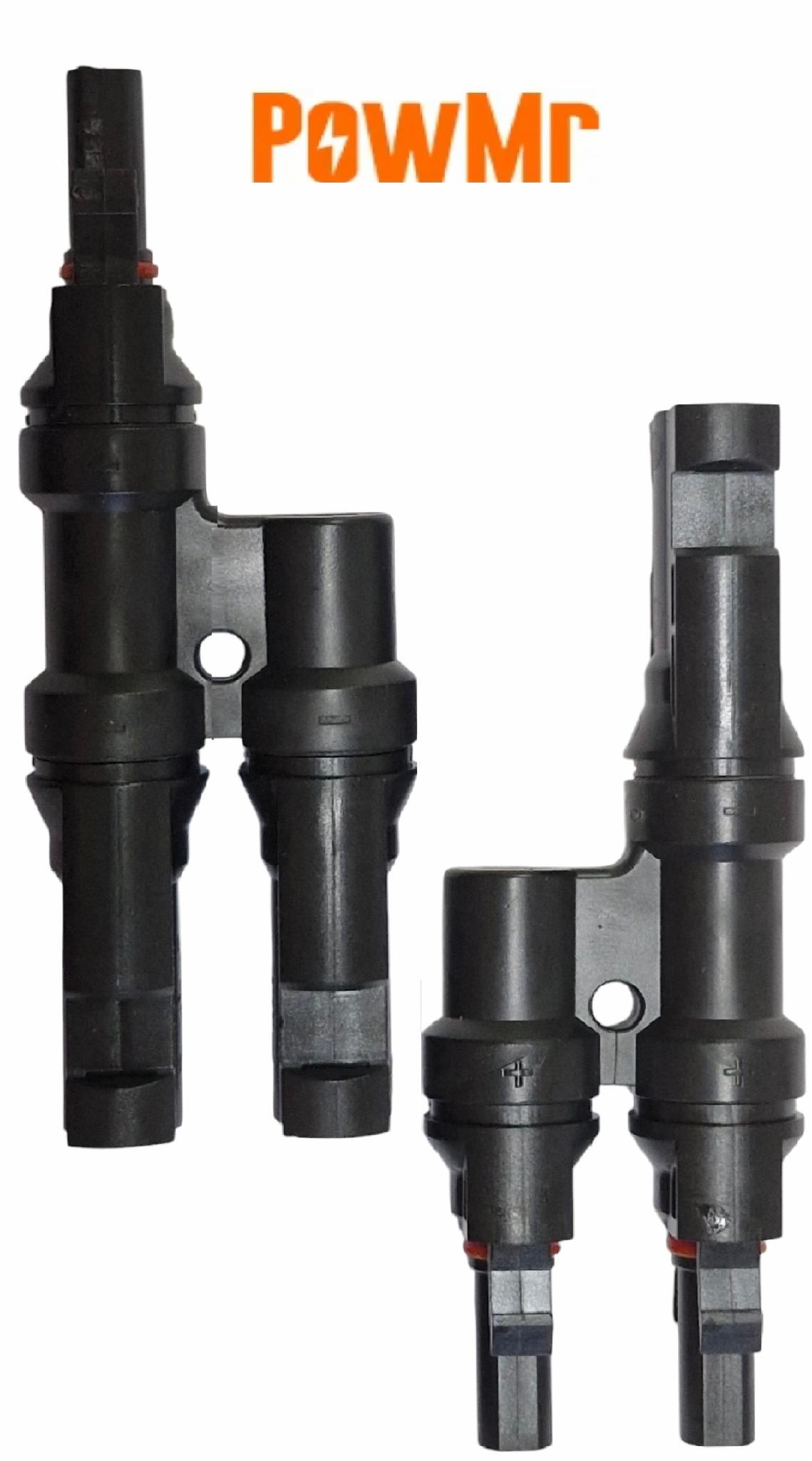 Конектор двойник POWMR MC4 1х2 для солнечных панелей 30A 1000V папа/мама IP67 2 шт. (97740227) - фото 6 Конектор двойник POWMR MC4 1х2 для солнечных панелей 30A 1000V папа/мама IP67 2 шт. (97740227) - фото 6