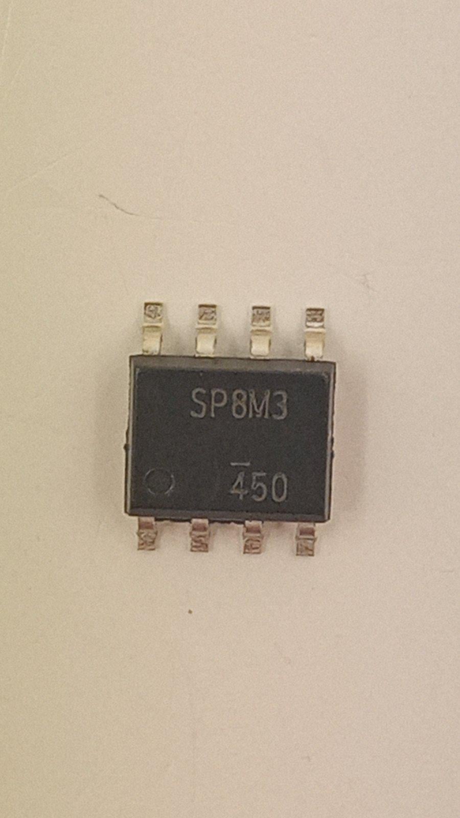Транзистор SP8M3 N+P N 30V 5A 0,051 Ohm P 30V 4,5 A 0,056 Ohm so-8 (03764)