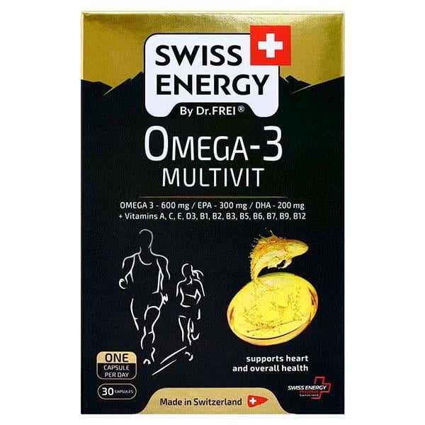 Омега 3 Swiss Energy Omega-3 Multivit 30 капс. (000026753)