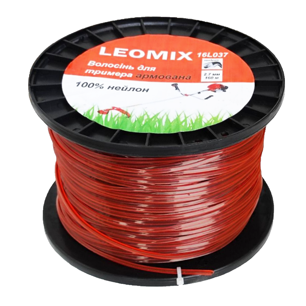 Жилка для триммера LeoMix армированная квадрат 2,7 мм 160 м (1817) Жилка для триммера LeoMix армированная квадрат 2,7 мм 160 м (1817)