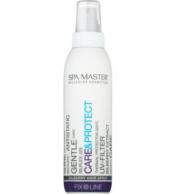 Спрей по уходу за волосами Spa Master Prof FIX LINE 124 SM черничный 200 мл