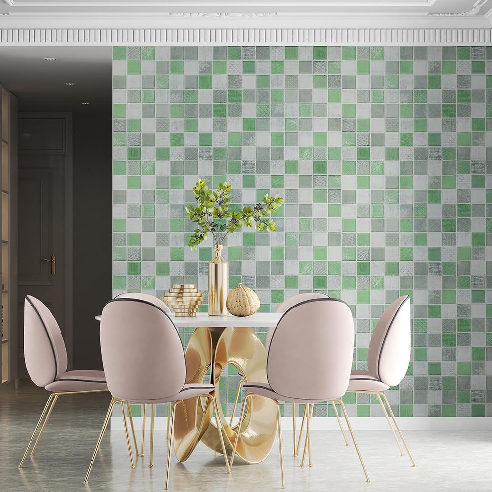 3D-панель самоклеющаяся настенно-потолочная Sticker Wall Мозаика 700х700х4 мм (SW-00002010) - фото 3