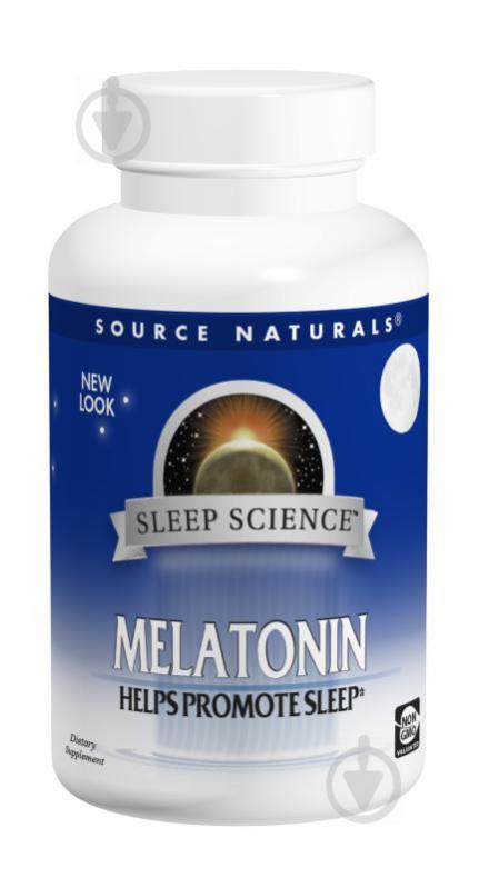 Мелатонин 1 мг Source Naturals Sleep Science 200 таблеток (SN0720)