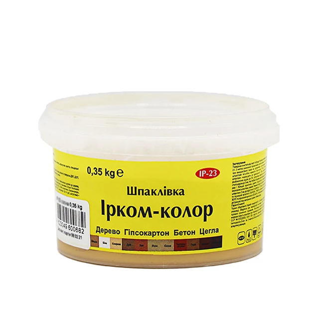 Шпаклівка акрилова "Ірком-Колор" 0,35 кг Ясен (28716260)
