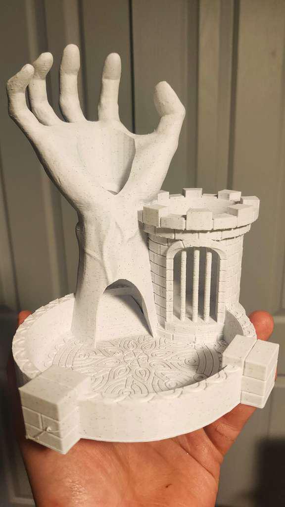 Вежа для кубиків Ефектна Dice Tower Рука Замку (0696) - фото 3