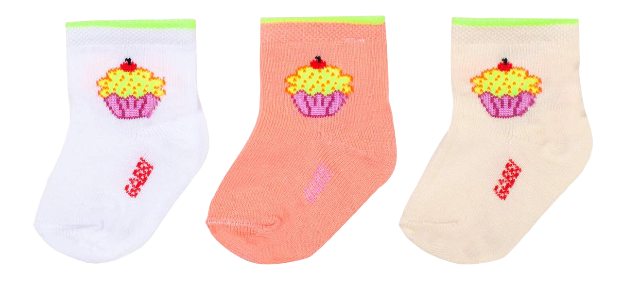 Носки детские хлопковые демисезонные для девочки Gabbi NSD-177 р. 8-10 6 пар (90177)