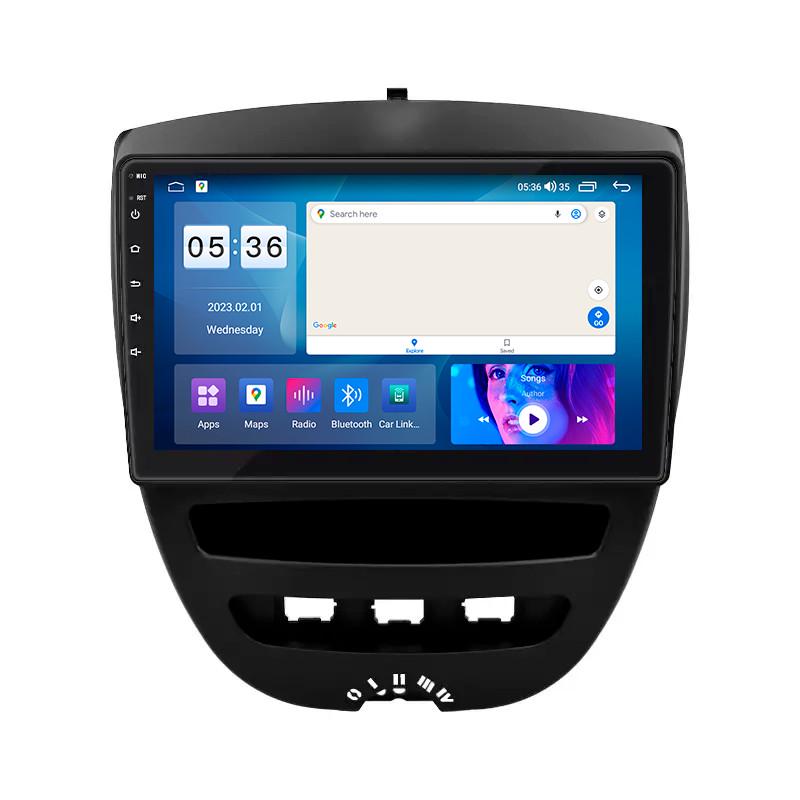 Автомагнитола штатная Lesko для Peugeot 107 Рестайлин 2009 10" 2/32Gb CarPlay/4G/W-F/GPS